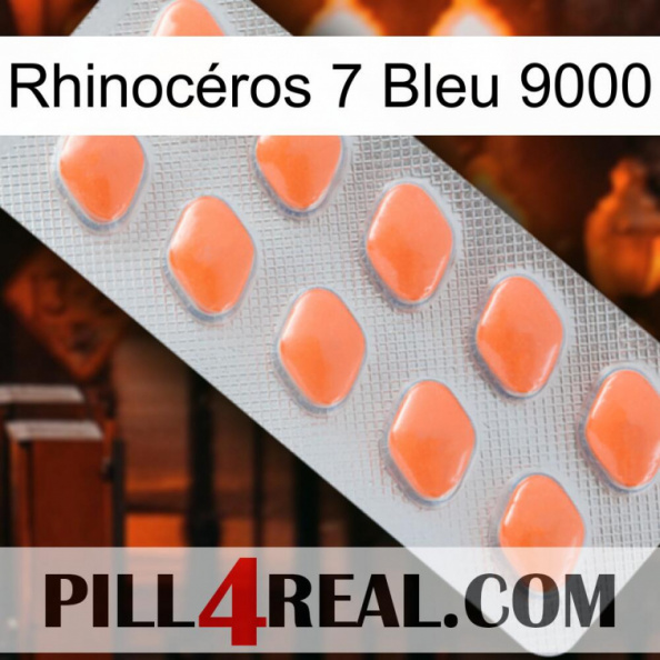 Rhinocéros 7 Bleu 9000 26